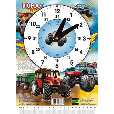 EMIPO Školní hodiny Bigfoot - Traktor – Zboží Mobilmania