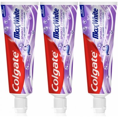 Colgate Max White Shine Colgate Max White Sparkle Diamonds 3 x 75 ml – Hledejceny.cz