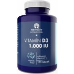 Renovality Vitamin D3 1000 IU s přírodním Vitamínem C 120 kapslí – Hledejceny.cz