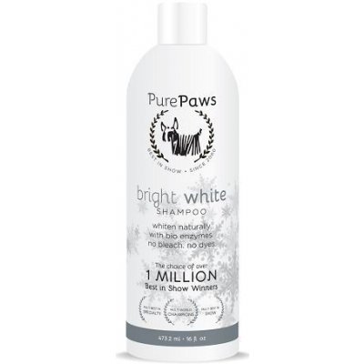 Pure Paws šampon na bílou srst SLS Free Bright White Shampoo 473 ml – HobbyKompas.cz