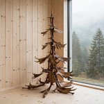 Dekorativní strom z daňčího paroží v.190cm/ Decorate tree of F.deer antlers 190cm height – Hledejceny.cz