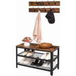 Vasagle Steelborn hnědý/černý – Hledejceny.cz