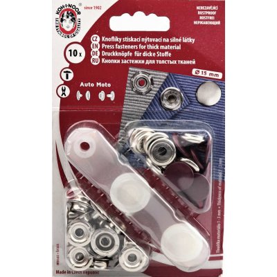 Kohinoor Druky kovové 15 mm, vínové – Hledejceny.cz