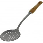 B Bois děrovaná naběračka, nerezová ocel / dřevo, de Buyer (2701.04), 1 ks – Zboží Dáma