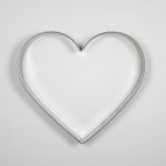 Petr Jandejsek Nerezová vykrajovací formička - Srdíčko 9,5 cm 1 ks – Zboží Dáma