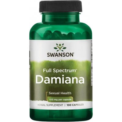 Swanson Damiána 510 mg 100 kapslí