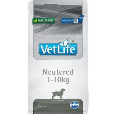 Vet Life Natural Dry Neutered 1-10 kg 2 kg – Hledejceny.cz