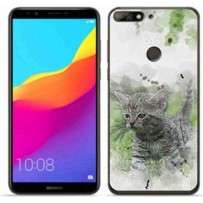 Pouzdro mmCase Gelové Huawei Y7 Prime 2018 - roztomilé kotě 1 – Zboží Mobilmania