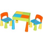 TEGA Sada nábytku pro děti stoleček a 2 židličky barevné – Zboží Dáma