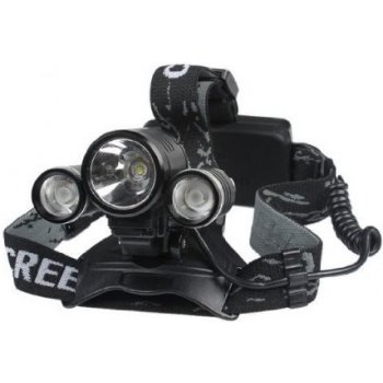 KIK High Power ZOOM 2 x CREE XPE + 1x XPE-T6 LED