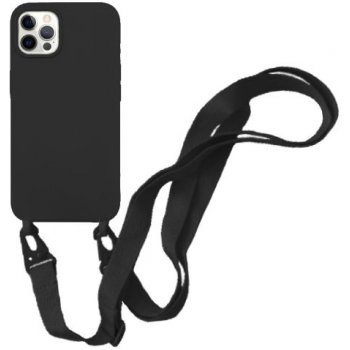 Pouzdro Appleking silikonové s nastavitelným popruhem iPhone 11 Pro - černé