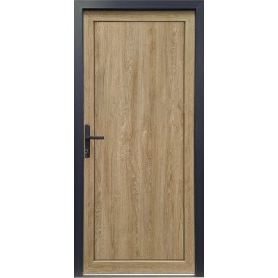 Josefmeeth Vedlejší vchodové dveře Pro M06 bílá/Turner Oak 88 x 190 cm L – Zboží Mobilmania