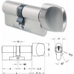 EVVA G330 31/36K + knoflík FKN Ni 5kl – Hledejceny.cz