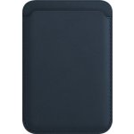 AlzaGuard Genuine Leather Wallet Compatible with Magsafe modrá AGD-GLMW1L – Zboží Živě