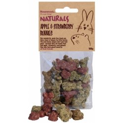 Rosewood Naturals grain free biskvity Apple stawberry bunnies 100 g