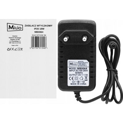 MILIO Napájecí zdroj - 18W – Zboží Mobilmania