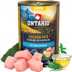 Ontario Puppy kuřecí pate s příchutí spirulíny 400 g – Hledejceny.cz