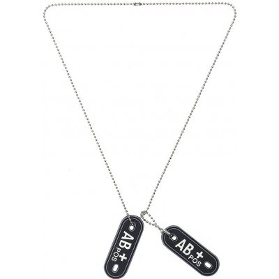 101 INC Dog Tag PVC Krevní skupina AB+ pozitivní – Zboží Dáma