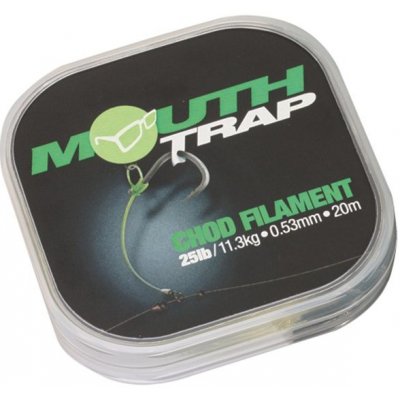 Korda tuhý návazcový materiál Mouthtrap 20m 0,43mm 15lb – Zboží Mobilmania