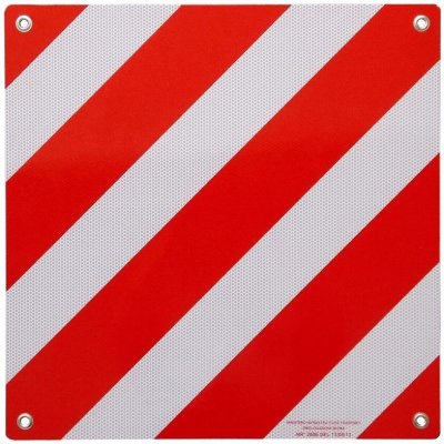 Výstražný terč hliníkový 50x50 cm pro Itálii – HobbyKompas.cz