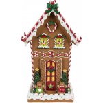 Clayre & Eef Hnědá perníková chaloupka Gingerbread House - 18*14*31 cm – Hledejceny.cz