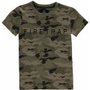 Firetrap tričko Short Sleeve T shirt junior boys Camo AOP