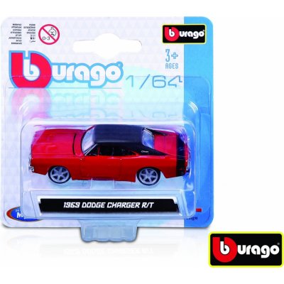 Bburago Auto 7 8cm kov/plast mix druhů na kartě 1:64 – Zboží Dáma