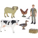 ZOOLANDIA Zvířátka FARMA 6 ks slepice – Zboží Mobilmania