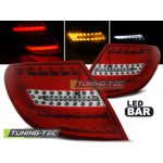 Zadní světla Mercedes Benz W204 C-Klasse 07-10 - krystal/červené LED – Sleviste.cz