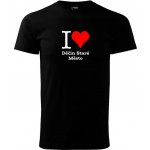 Tričko I love Děčín Staré Město černé – Sleviste.cz