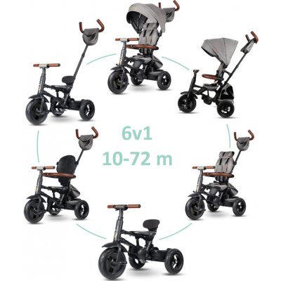 QPLAY Rito Deluxe Grey 6 v 1 – Zboží Mobilmania