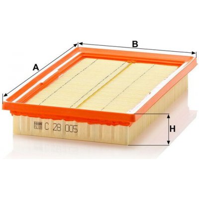 MANN-FILTER Vzduchový filtr MANN C28005 (MF C28005) – Hledejceny.cz