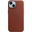 Pouzdro a kryt na mobilní telefon Apple Leather Case s MagSafe pro iPhone 14 Plus - cihlově hnědý MPPD3ZM/A