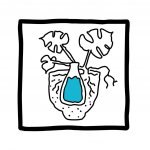 Tuselie Zavlažovací nádoba olla květináčová velikost M objem 350 ml – Zboží Dáma