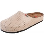 Buxa dámské kožené pantofle BZ126 béžová – Zboží Dáma