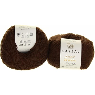 Gazzal Baby Wool 807 čokoládová – Hledejceny.cz