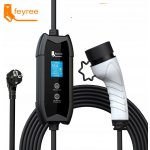 Feyree typ 2 mobilní nabíječka EV 3.5 KW LCD 16A 1 fáze + taška | Zboží Auto