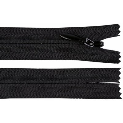 Prima-obchod Spirálový zip skrytý YKK No 4 délka 50 cm, barva 580 černá – Hledejceny.cz