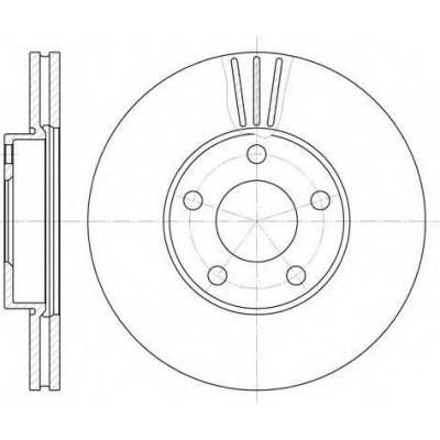 REMSA Brzdový kotouč - 282 mm RMS 6549.10 – Zboží Mobilmania