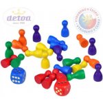 Detoa Figurky dřevo 25mm 24ks 6 barev – Sleviste.cz