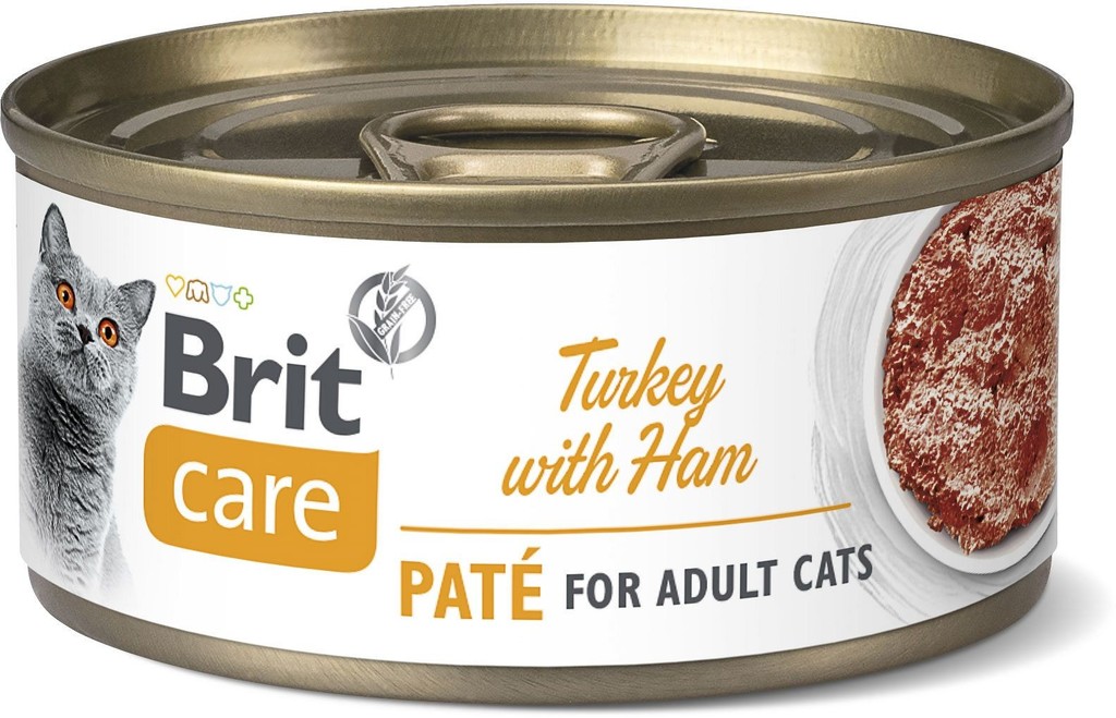 Brit Care Cat Turkey Paté with Ham 70 g