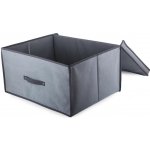 Verk 01322 Úložná krabice s odklápěcím víkem 60x45x30cm šedá – Zboží Mobilmania