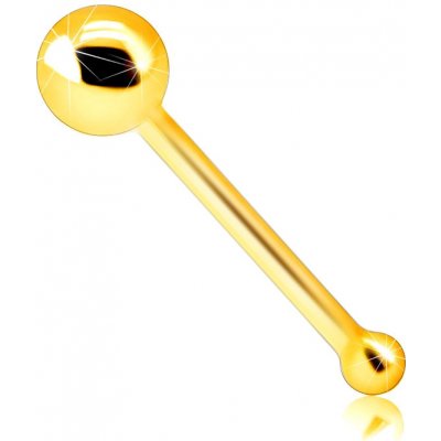 Šperky eshop piercing v zlatě ukončený lesklou drobnou kuličkou, S1GG175.16 – Zbozi.Blesk.cz