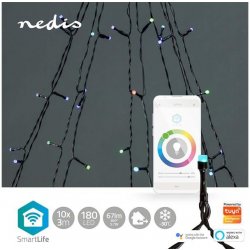 NEDIS Smart LED vánoční řetěz WIFILXT01C180 10x2m WiFi Tuya