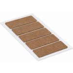 Filcové podložky 40x90mm, samolepící, hnědé, 5 ks, Materiál plsť, Samolepicí – Hledejceny.cz