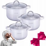 Kamille Sada hrnců nerezová ocel 6 ks – Zboží Dáma