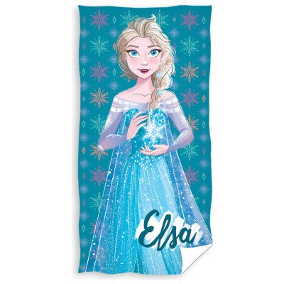 Carbotex Dětská osuška 70 x 140 cm Ledové Království Elsa Let it Go – Zbozi.Blesk.cz