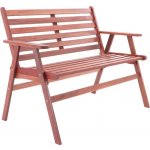 Zahradní lavice Vega MONROO z exotického dřeva Meranti – Zboží Mobilmania