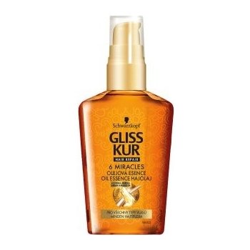 Gliss Kur Hair Repair 6 Miracles olejová esence pro všechny typy vlasů 75 ml