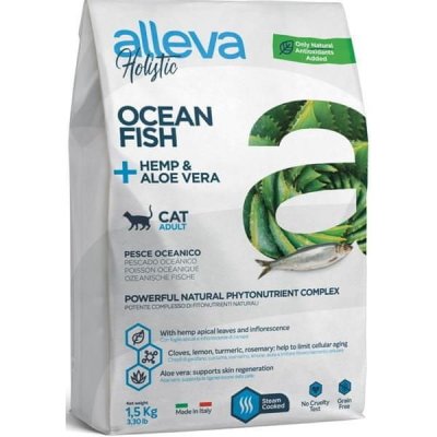 Alleva Holistic Cat Dry Adult Ocean Fish 1,5 kg – Zboží Mobilmania